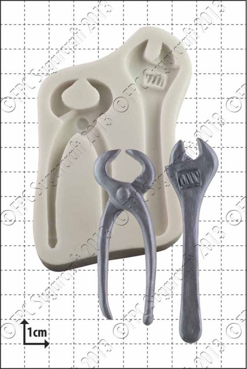 'Wrench & Pincers' Silicone Mould